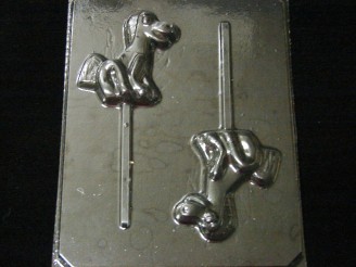 147sp Pokey Horse Chocolate or Hard Candy Lollipop Mold